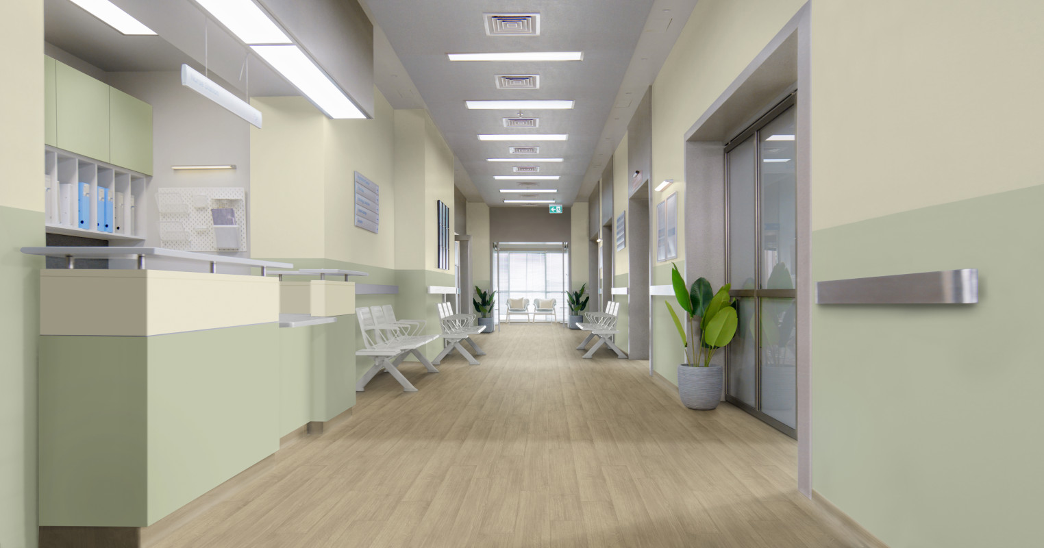 Mantas Comerciais / Linha Decode / Saúde / Corredor / manta